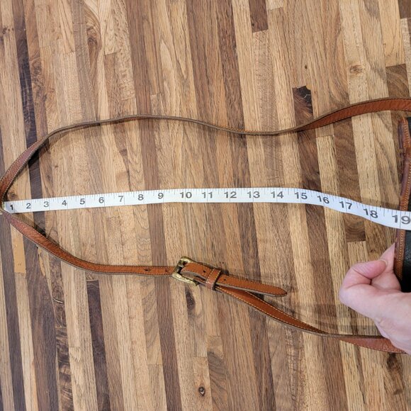 Vintage Mni Dooney & Bourke All-Weather Leather Drawstring Bucket Bag - Picture 12 of 16